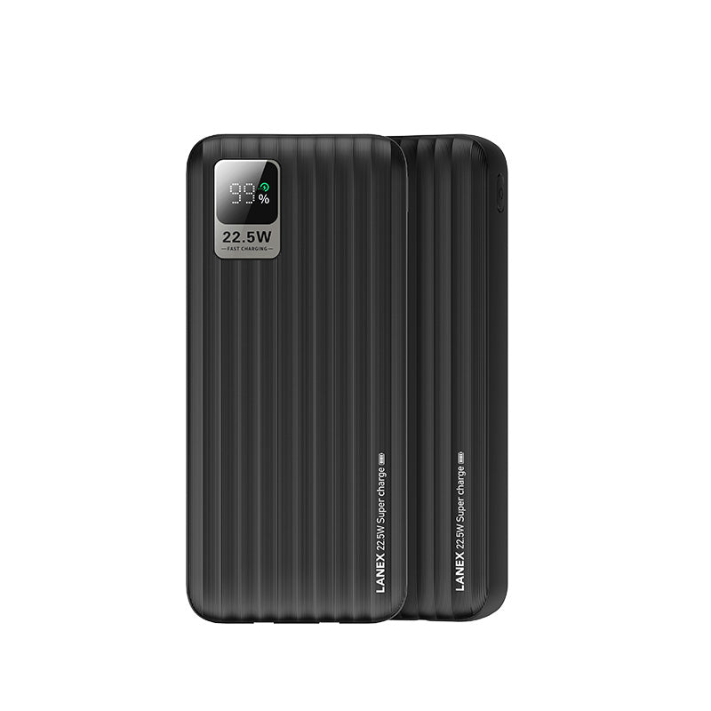 Lanex N9 10000mAh PD 22.5W LED Power Bank With Cables